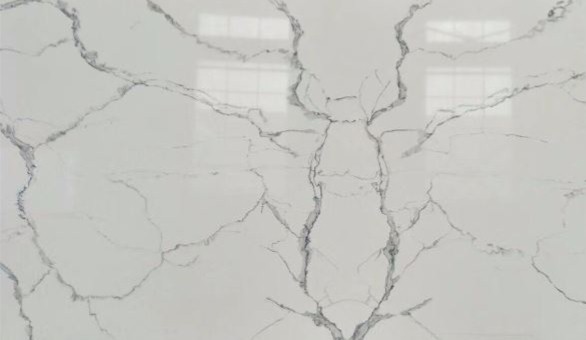 Carrara deluxe - Muestra de Cuarzo
