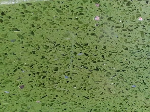Green Mirror - Muestra de Cuarzo